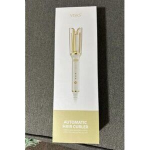 New Professional Anti-Tangle Rotating Curling Iron, 1" Barrel with Large Slot